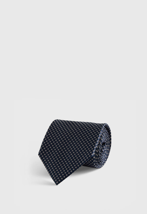 Paul Stuart Woven Silk Micro Jacquard Tie, image 1