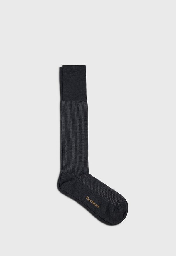Paul Stuart Vertical Fine Stripe Sock, image 1