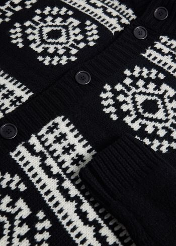 Paul Stuart Fair Isle Cardigan