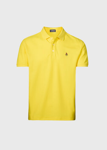 Paul Stuart Cotton Piqué Logo Polo
