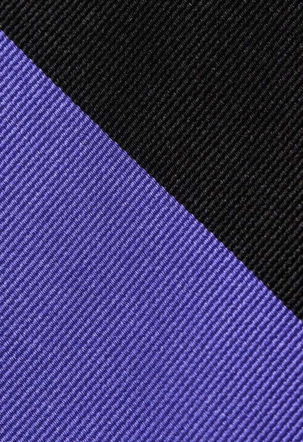 Paul Stuart Woven Silk Block Stripe Tie, image 3