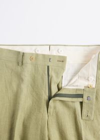 Paul Stuart Soft Linen Canvas Dress Trouser, thumbnail 2