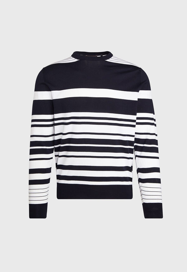 Paul Stuart Stripe Cotton Sweater
