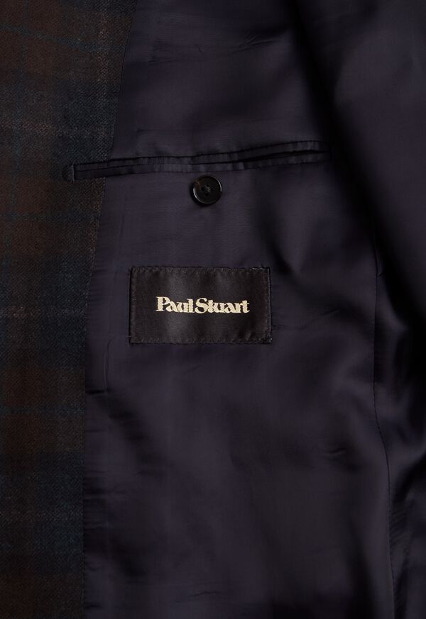 Paul Stuart Wool and Cashmere Blend Plaid Jacket, image 5