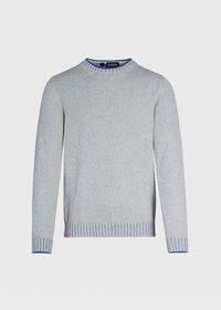 Paul Stuart Cotton Mouliné Crewneck Sweater, thumbnail 1