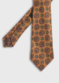 Paul Stuart Printed Wool Medallion Tie, thumbnail 1