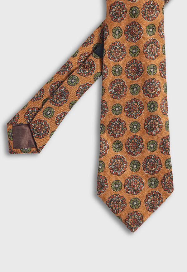 Paul Stuart Printed Wool Medallion Tie, image 1