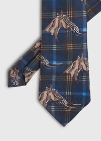 Paul Stuart Equestrian Print Tie, thumbnail 1