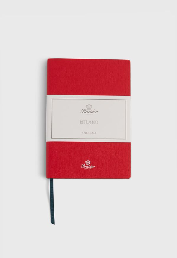 Paul Stuart Pineider Milano Medium Leather Notebook, image 1