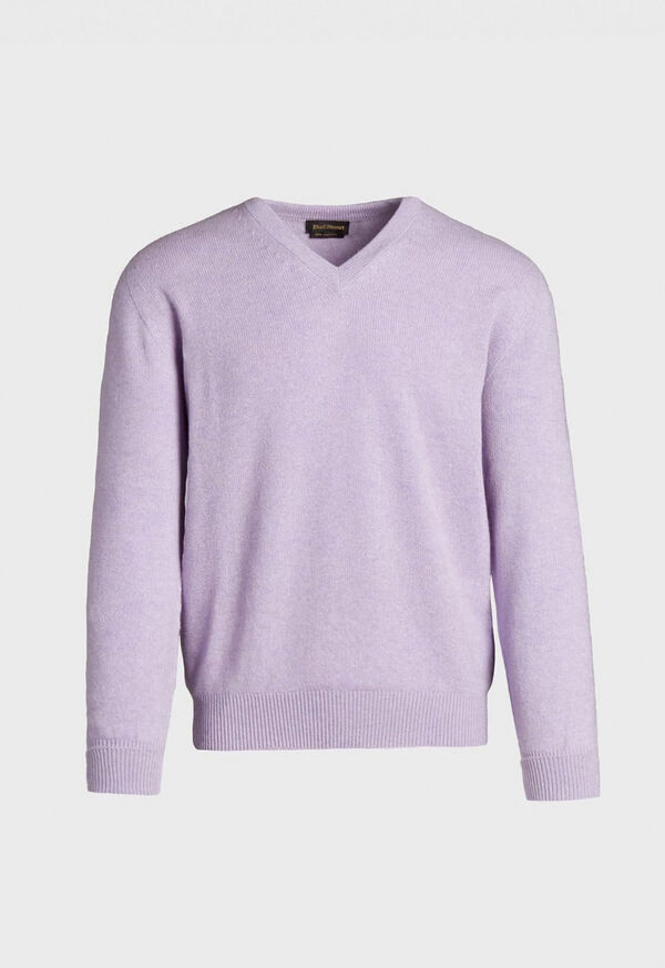 Paul Stuart Classic Cashmere V-Neck Sweater, image 10