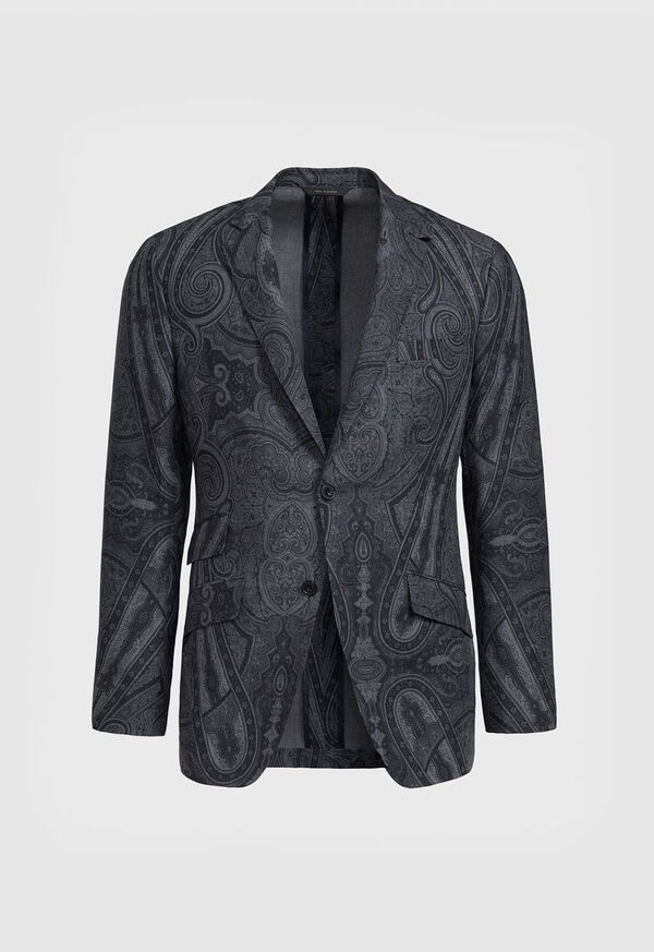Paul Stuart Paisley Print Wool Blazer, image 1