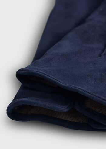 Paul Stuart Suede Gloves with Cashmere Lining