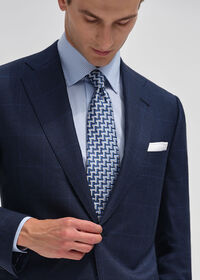 Paul Stuart Woven Silk Basketweave Tie, thumbnail 5