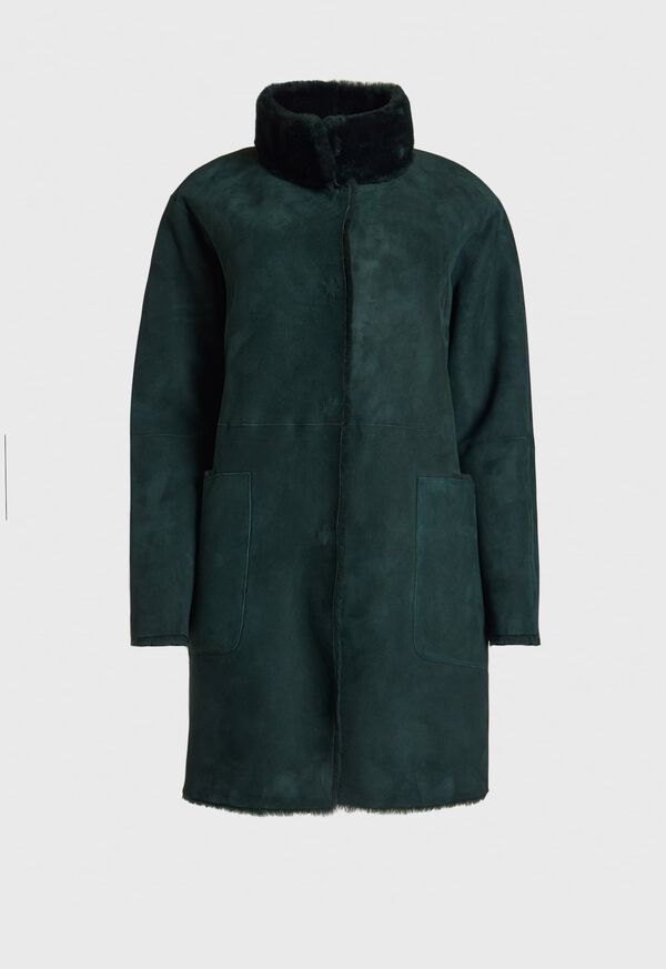 Paul Stuart Reversible Shearling Coat, image 1