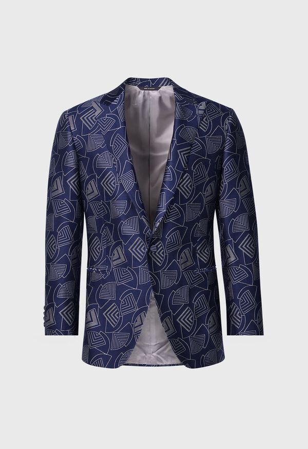 Paul Stuart Wool & Silk Deco Dinner Jacket, image 1