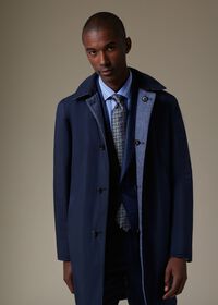 Paul Stuart Wool Herringbone Reversible Coat, thumbnail 4