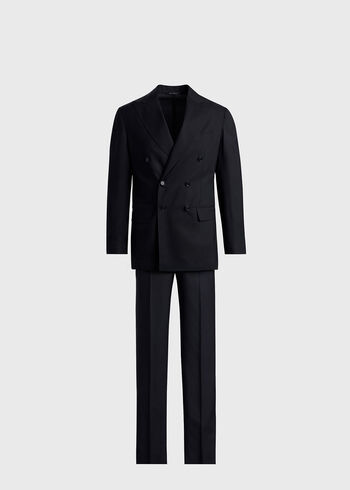 Paul Stuart All Year Wool Double Breasted Suit