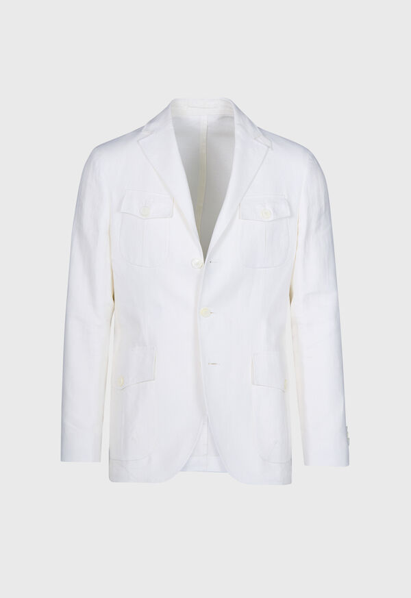 Paul Stuart Linen Safari Jacket, image 1