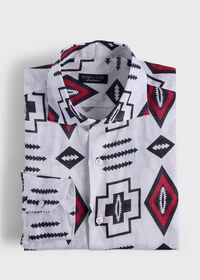 Paul Stuart Printed Linen Sport Shirt, thumbnail 1
