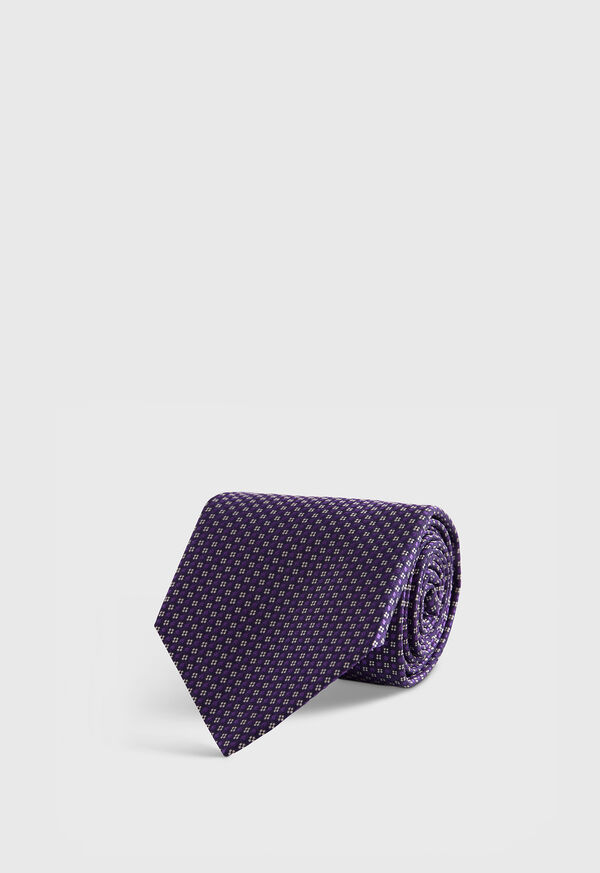 Paul Stuart Woven Silk Micro Jacquard Tie, image 1