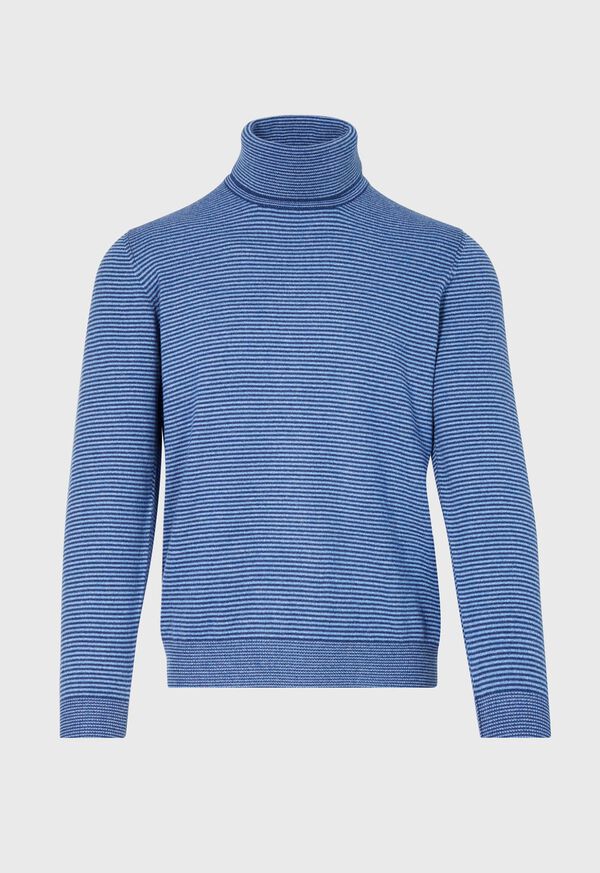 Paul Stuart Cashmere Stripe Turtleneck, image 1