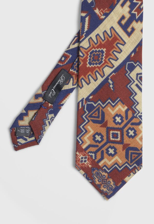 Paul Stuart Wool Blend Print Tie, image 1