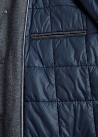 Paul Stuart Cashmere Storm System Coat with Removable Fur trim, thumbnail 4