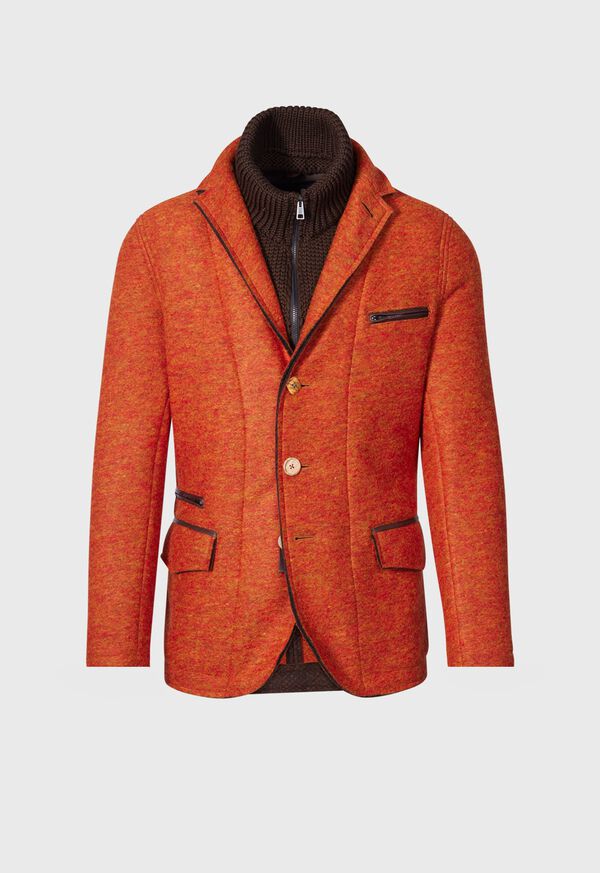 Paul Stuart Boiled Wool Vested Field Jacket, image 1