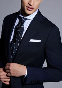 Paul Stuart Tonal Windowpane All Year Wool Suit, thumbnail 4