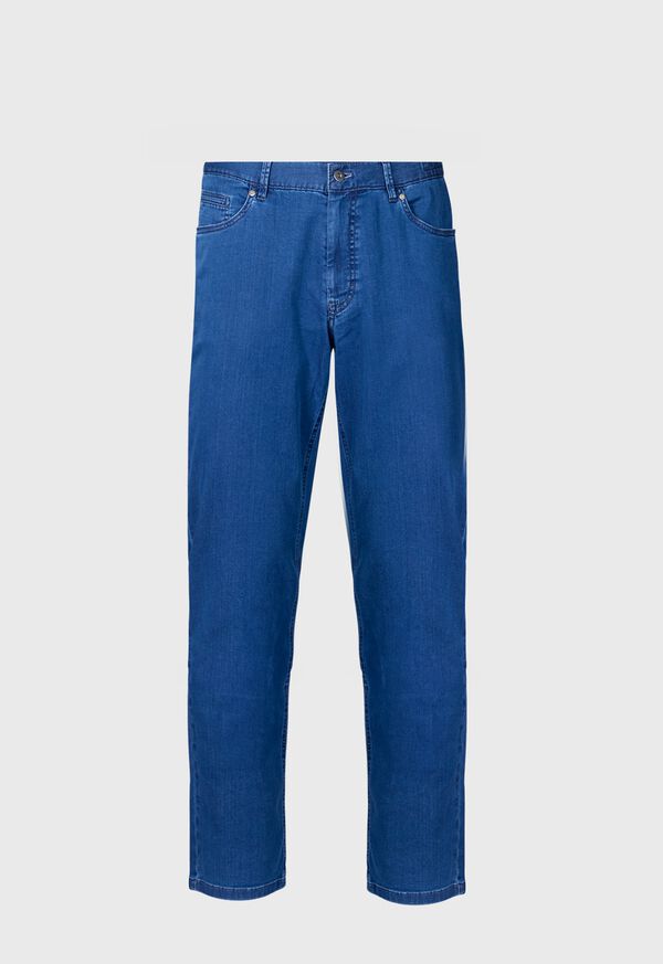 Paul Stuart Cotton Five-Pocket Denim, image 1