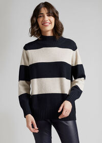 Paul Stuart Striped Cashmere Sweater, thumbnail 2