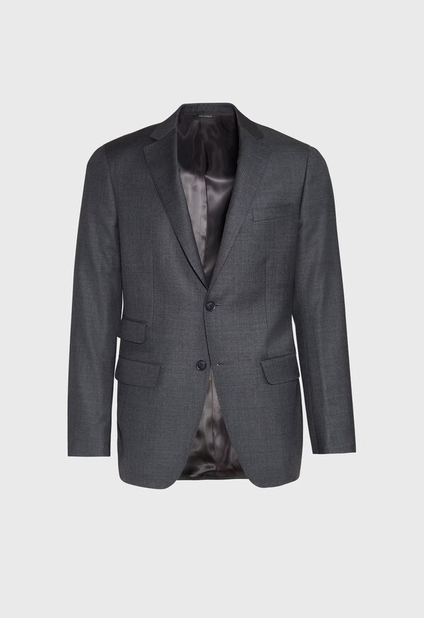 Paul Stuart Grey Sharkskin Wool Suit, image 3
