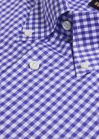 Paul Stuart Cotton Classic Gingham Sport Shirt, thumbnail 2