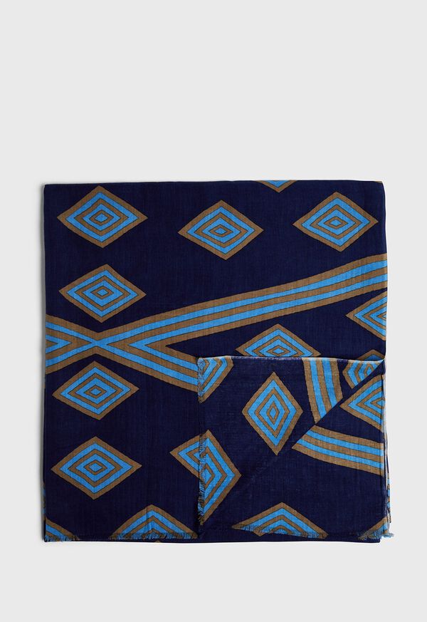 Paul Stuart Abstract Printed Scarf, image 1