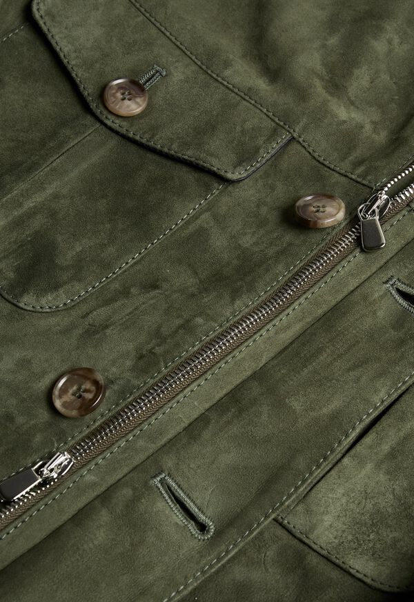 Paul Stuart Suede Safari Jacket, image 3
