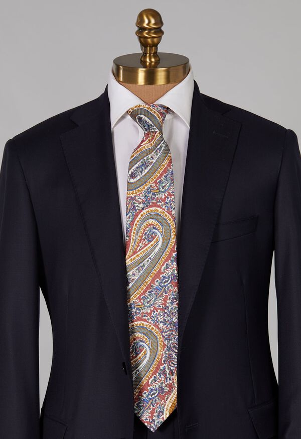 Paul Stuart Allover Summer Paisley Tie, image 4