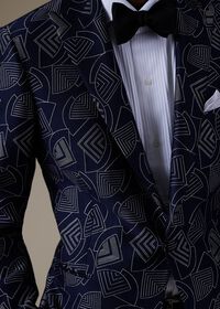 Paul Stuart Wool & Silk Deco Dinner Jacket, thumbnail 4