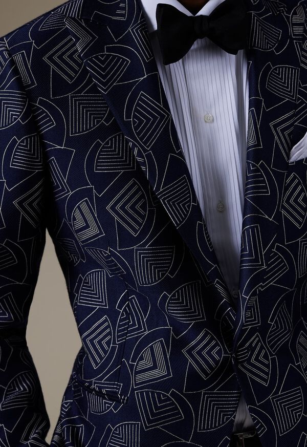 Paul Stuart Wool & Silk Deco Dinner Jacket, image 4