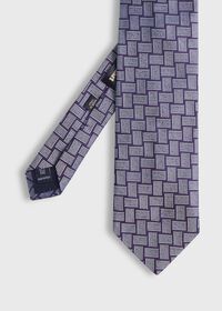 Paul Stuart Woven Silk Deco Tie, thumbnail 1