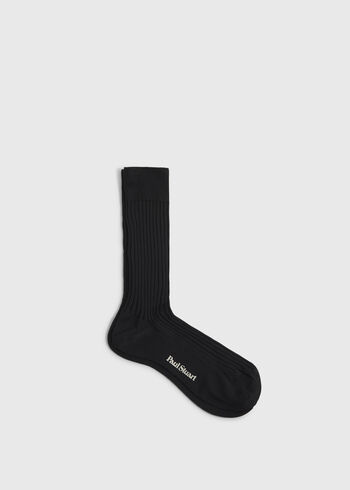 Paul Stuart Classic Cotton Ribbed Sock
