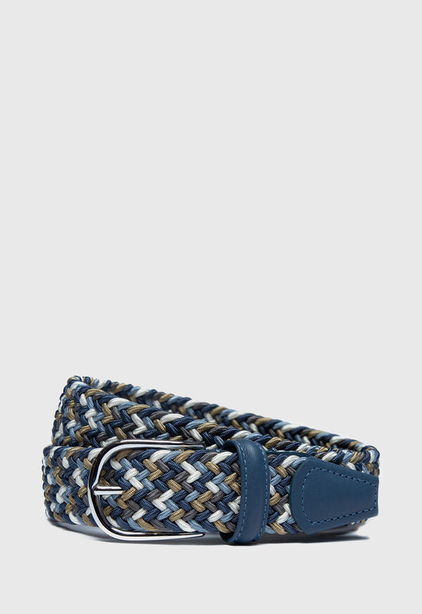 Paul Stuart Braided Stretch Belt, image 1