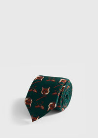 Paul Stuart Fox Print Tie, thumbnail 1