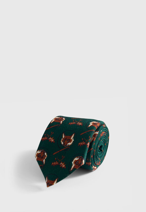 Paul Stuart Fox Print Tie, image 1