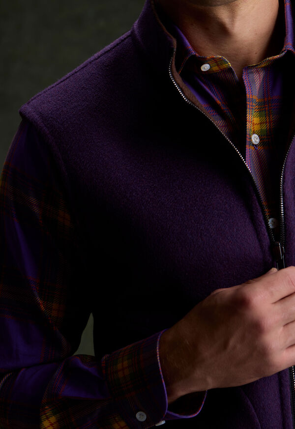 Paul Stuart Double Faced Cashmere Reversible Vest, image 8