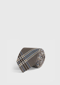 Paul Stuart Woven Silk Large Plaid Tie, thumbnail 1