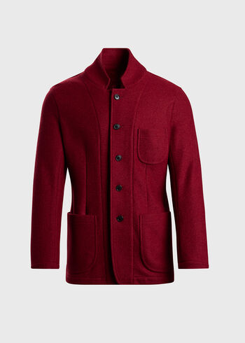 Paul Stuart Bouclé Nehru Soft Jacket