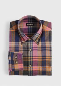 Paul Stuart Exaggerated Plaid Flannel Sport Shirt, thumbnail 1