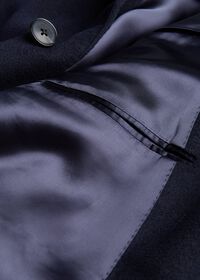 Paul Stuart Navy Cashmere Classic Overcoat, thumbnail 3