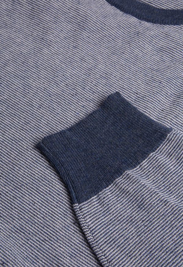 Paul Stuart Fine Stripe Crew Neck Pullover, image 2
