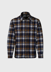 Paul Stuart Wool Plaid Overshirt, thumbnail 1